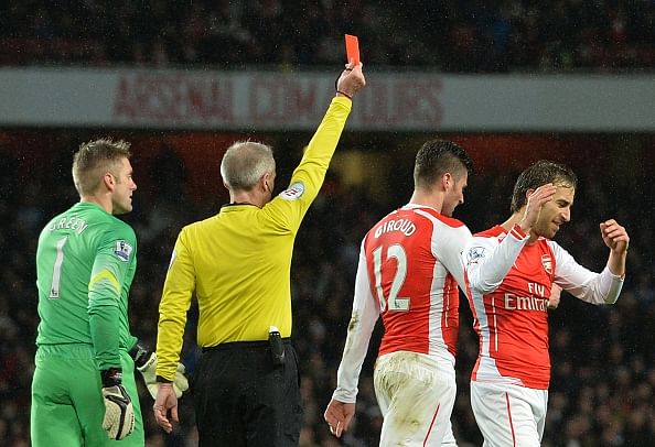 Olivier Giroud deserved to be sent off: Arsene Wenger