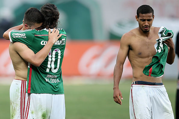 Brazil's Palmeiras avoid drop with help from Santos