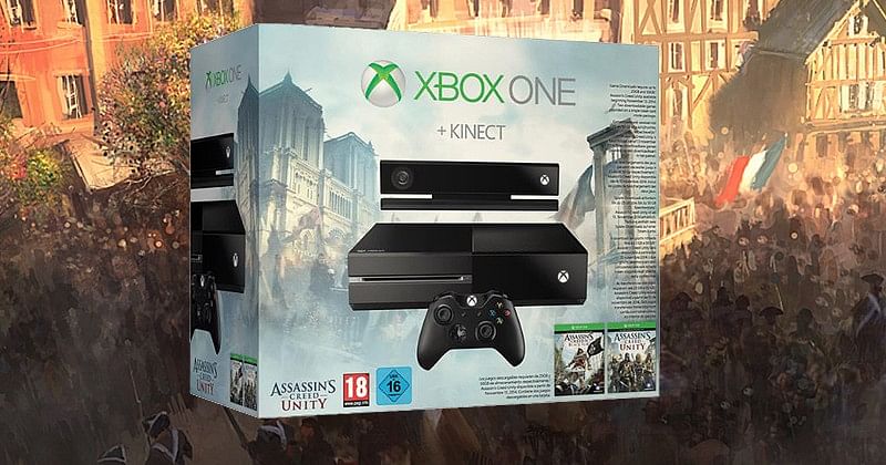 Assassin s creed bundle. Assassin's Creed Unity Xbox one. Ассасин Xbox one. Xbox one приставка Assassins Creed Unity. Кинект для ps4.