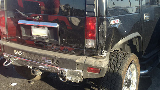 PHOTO: Randy Savage Car Crash Scene Shows Jeep Damaged By Tree 