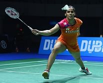 Saina Nehwal beats Ji Hyun Sung to win her second match at the Dubai Super Series Finals