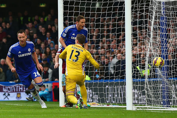 Highlights: Chelsea 2-0 West Ham, Terry and Costa score to give the Blues an easy win