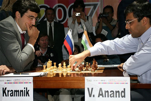 Vishwanathan Anand and Vladimir Kramnik draw at London Chess Classic