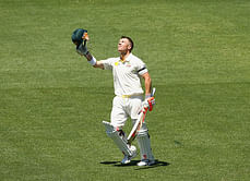 Australia vs India, 1st Test, Tea: David Warner smashes ton as Australia continue domination