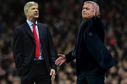 Satire: Jose Mourinho runs into Arsene Wenger while spreading holiday cheers.