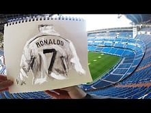 Epic sketchbook animation of Cristiano Ronaldo's journey from Manchester to Madrid