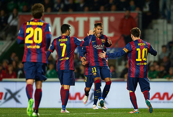 Highlights: Elche 0-6 Barcelona; Messi and Neymar score twice as Barca record biggest away win since 2012