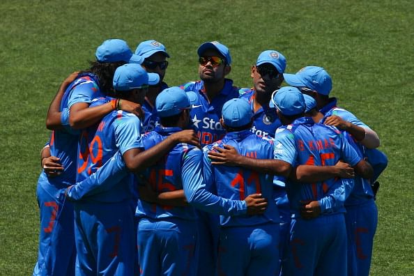 Image result for indian cricket team huddle