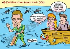 Comic: AB de Villiers - The miracle man