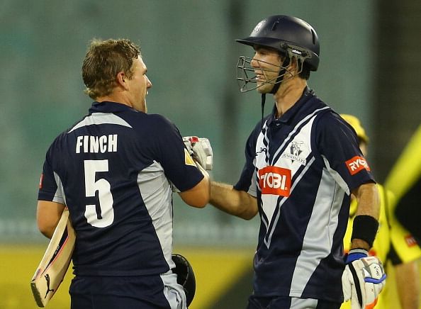 Yorkshire sign Australia's Glenn Maxwell, Aaron Finch
