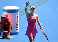 Eugenie Bouchard tones down twirl controversy at Australian Open