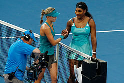 Genie Bouchard makes a snarky remark after beating Serena Williams