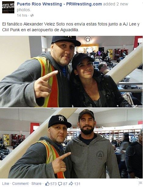 Photos: AJ Lee and CM Punk return from vacation, current and former WWE stars bring in New Year