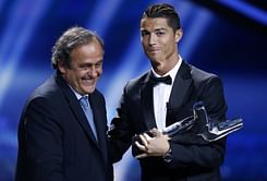 Video: Cristiano Ronaldo fans attack UEFA President Platini's house with 61 footballs