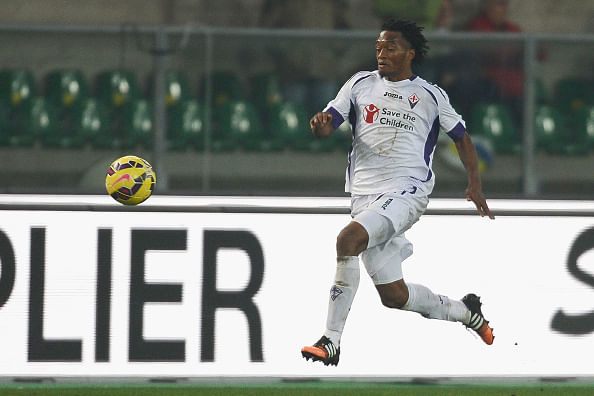 Juan Cuadrado bids farewell to Fiorentina fans ahead of Chelsea move