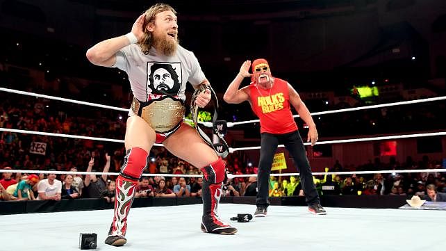 WWE Title Match: Taker Danielson (c) Vs Evil  Daniel-bryan-and-hulk-hogan-1422181038
