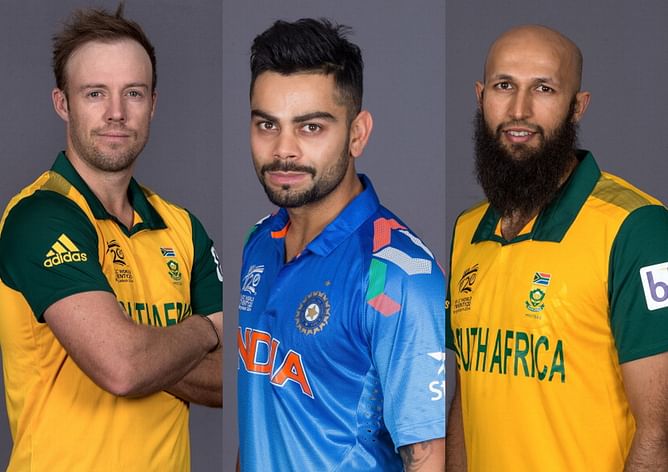 Statistical comparison of Virat Kohli, Hashim Amla and AB de Villiers in ODIs