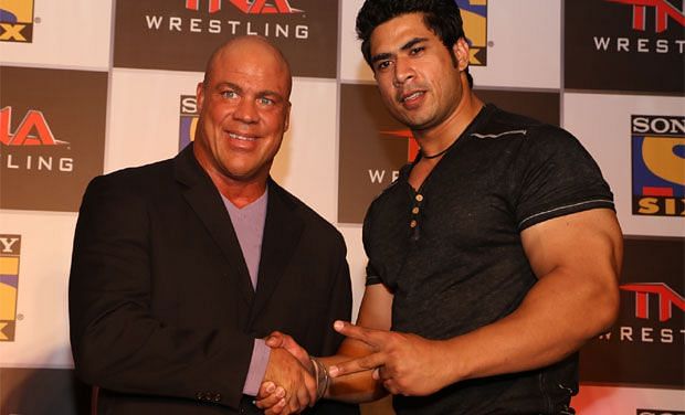 The first ever Indian wrestler on TNA makes his debut