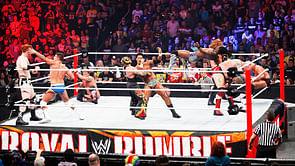 Complete list of entrants and eliminations from the Royal Rumble match