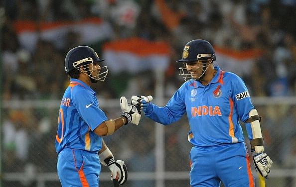 Sachin Tendulkar and Virender Sehwag