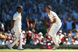 Pacer Mitchell Starc reprimanded for Murali Vijay send-off