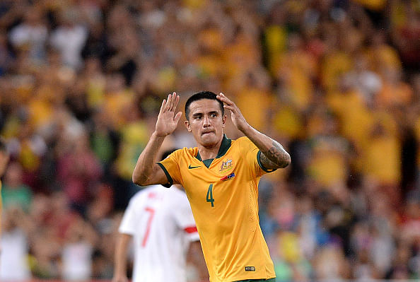 Video: Tim Cahill scores stunning bicycle kick goal against China in 2015 Asian Cup