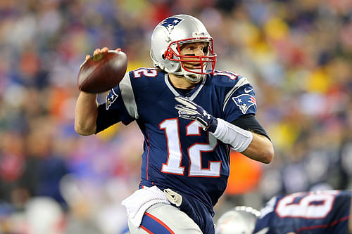 Tom Brady in action