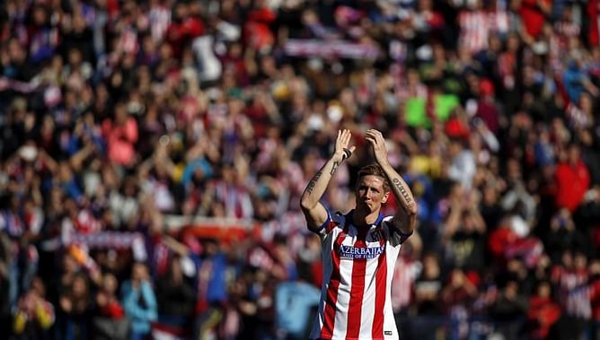 Fernando Torres gets hero's welcome on his return to Atletico Madrid at Vicente Calderon
