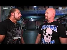 Austin-Triple H interview, 'Yes Men' backstage at WWE Event & Fast Lane-UFC clash
