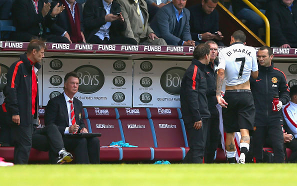 Angel di María amongst those suffering from Van Gaal's long ball approach at Manchester United