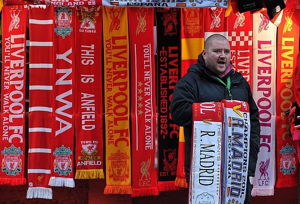 New balance liverpool outlet scarf