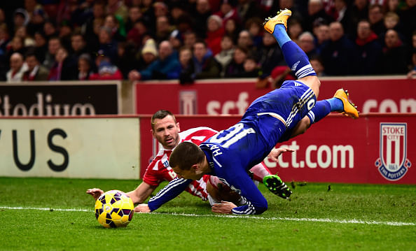 Chelsea's Eden Hazard is the most fouled player in 2014-15 Premier League season