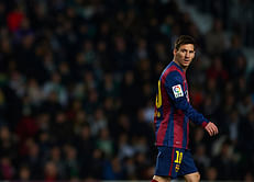 Lionel Messi misses Barcelona training session