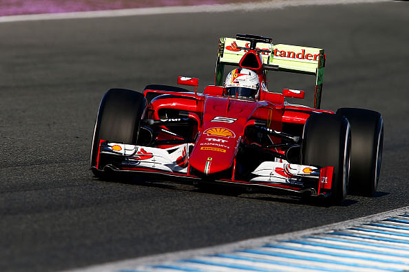 Sebastian Vettel tops Jerez on day one of testing for Ferrari
