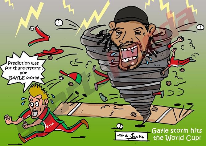 Comic: ICC World Cup 2015 - Gayle Storm
