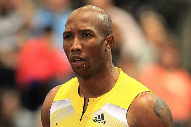 Trell Kimmons sprints past Asafa Powell for Boston GP 60 metre title