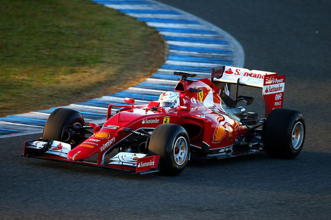 Sebastian Vettel keeps Ferrari on top on day two in Jerez