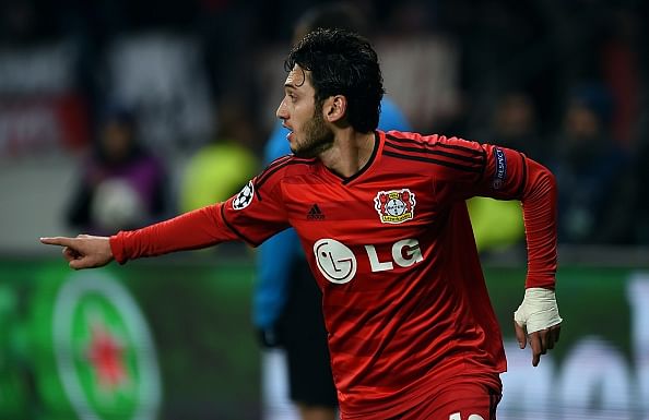 Video: Hakan Calhanoglu's thunderbolt finishes great team move for Leverkusen against Atletico