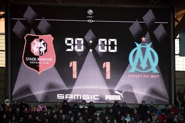 Rennes deny Marseille the chance to go top of Ligue 1