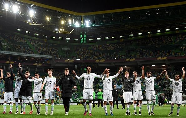 Visiting Wolfsburg eliminates Sporting from Europa League