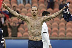 Zlatan Ibrahimovic's celebration reveals tattoos of people suffering from hunger