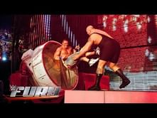 Video: 28 times when WWE superstars went through stuff!
