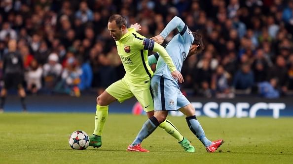 Barcelona's Andres Iniesta wants Manchester City 'to suffer' at Camp Nou