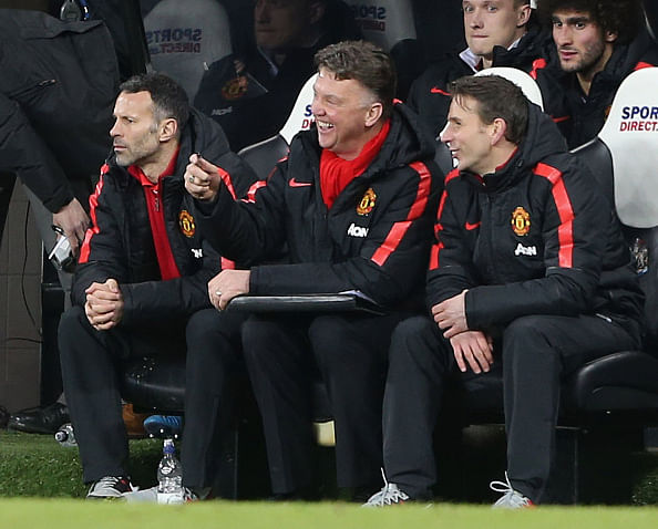 Louis van Gaal lashes out at media over suggestions of a falling-out with Ryan Giggs