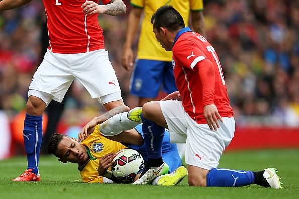 Highlights: Brazil 1-0 Chile - Roberto Firmino brilliance redeems Selecao; horrific stamp on Neymar goes unpunished