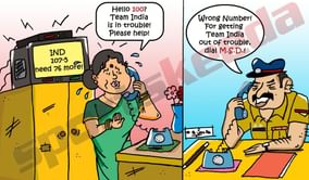 Comic: Dial M.S.D. when India is in trouble