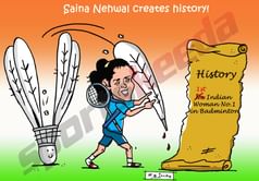 Saina Nehwal creates History!