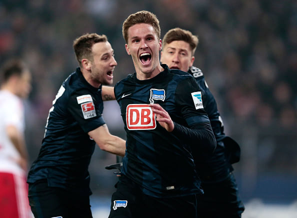 Hertha Berlin snatch 1-0 win against Hamburg in Bundesliga
