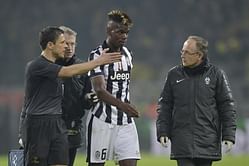 Juventus' Paul Pogba ruled out for 6-7 weeks due to injury