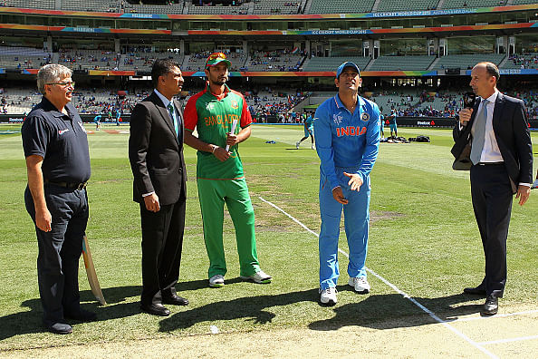 ICC Cricket World Cup 2015: MS Dhoni opts to bat against Bangladesh